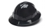 Pyramex SL Series Full Brim Hard Hat #HP24111 - Black - 219-007
